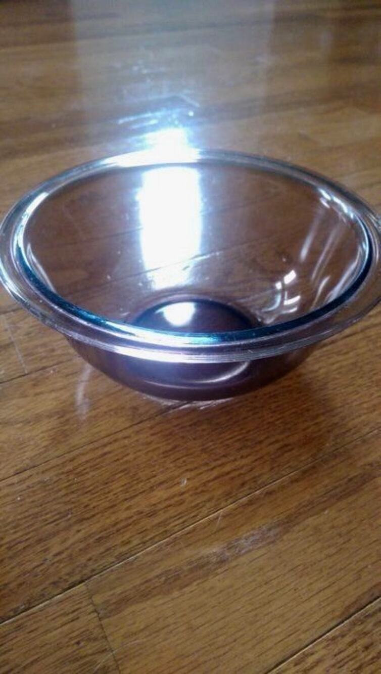 Pyrex Bowl - 1L Mixing Bowl - Brown Glass Corning